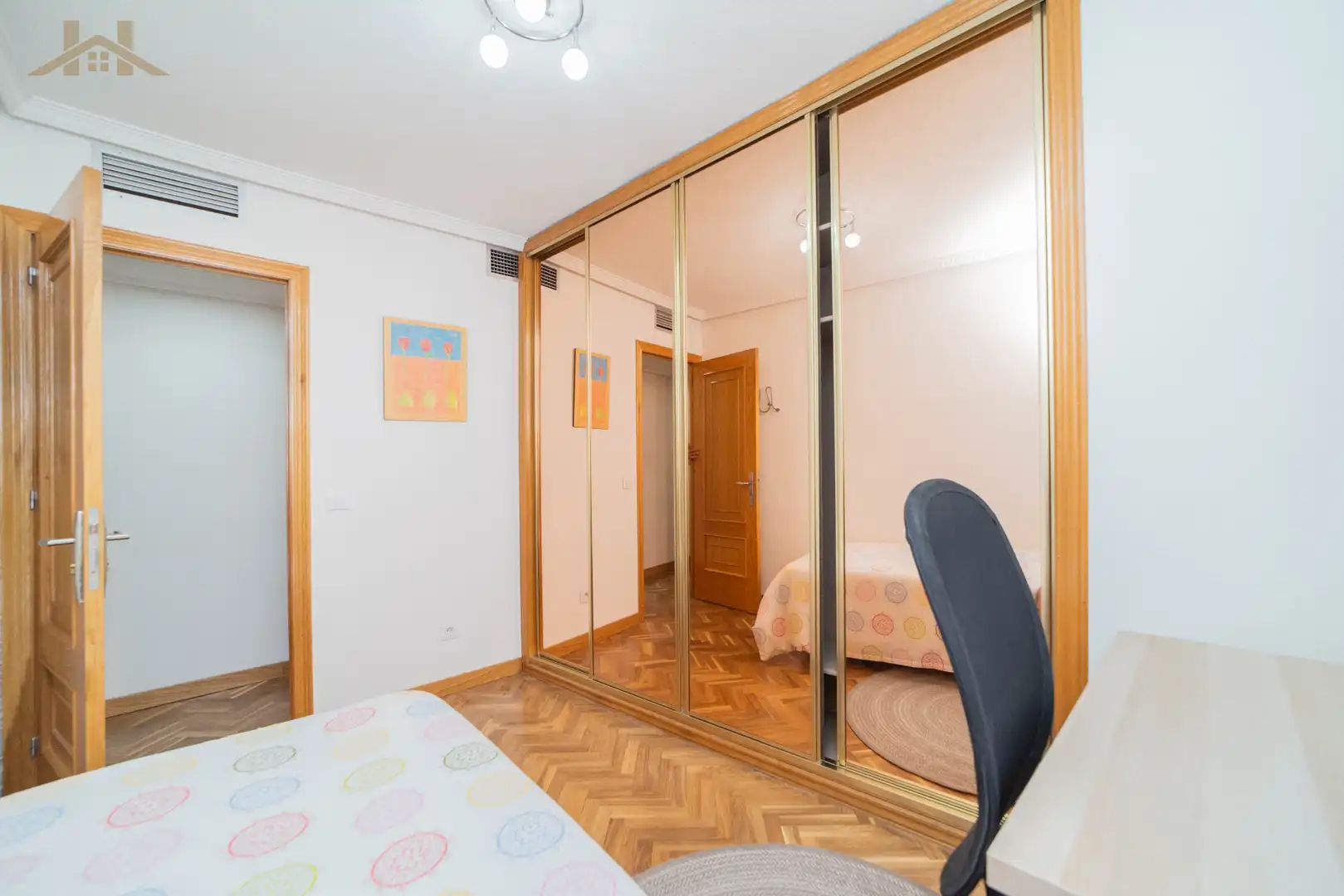 Bedroom of Flat for sale in Leganés  with Heating, Parquet flooring and Furnished
