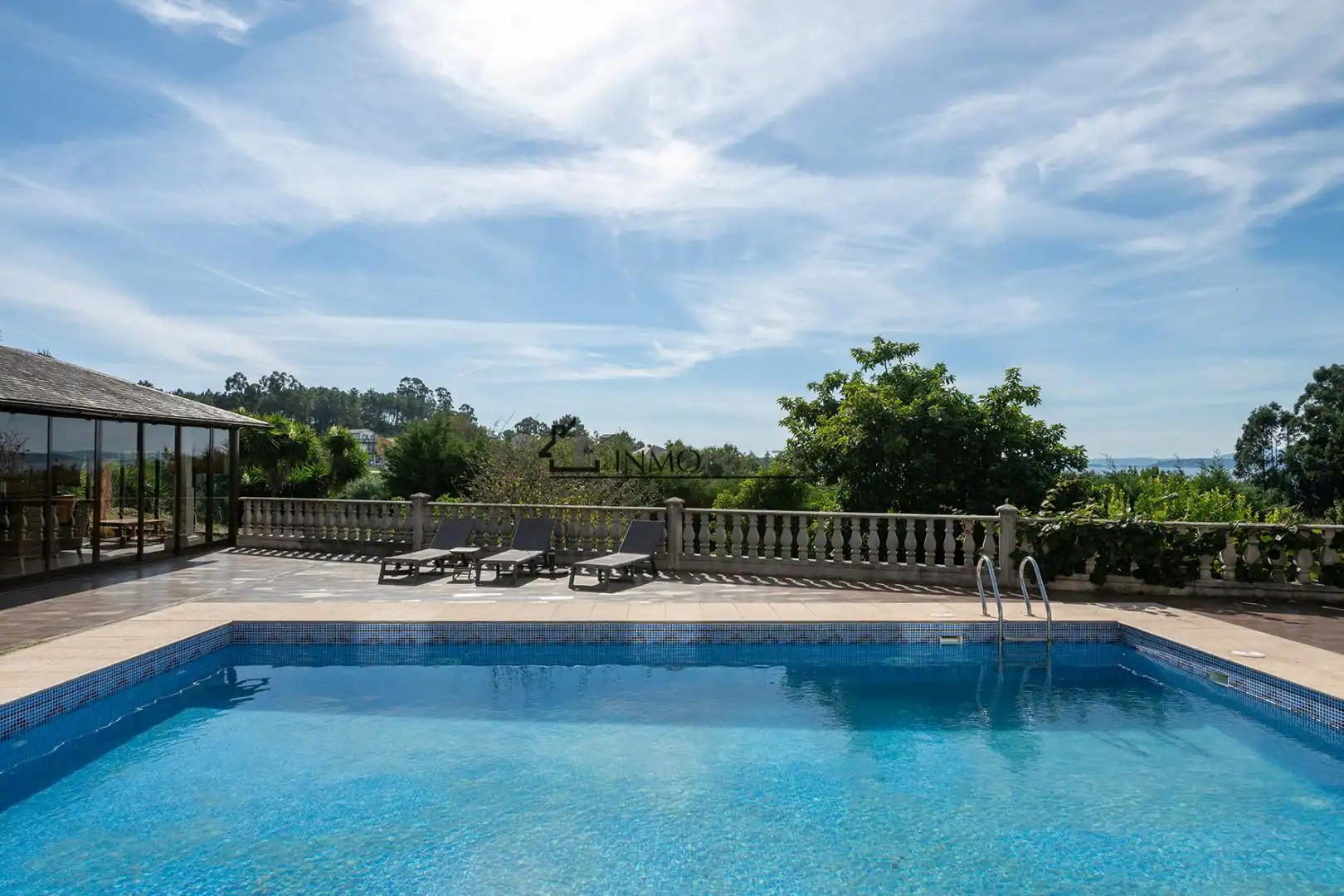 Swimming pool of Houses for sale in Vilagarcía de Arousa  with Private garden