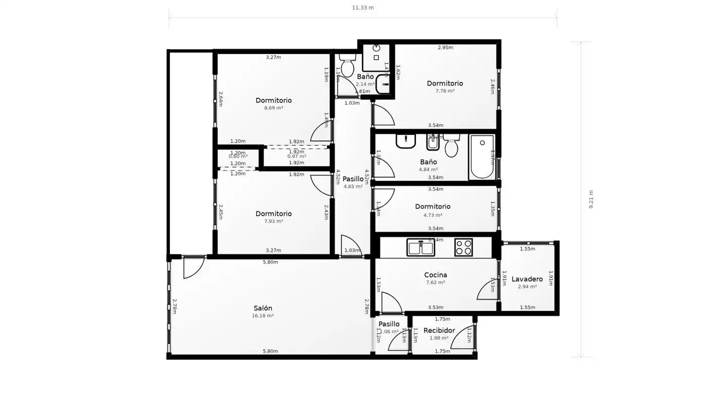 Piso en venta en Barcelona con Aire acondicionado, Amueblado y Balcón