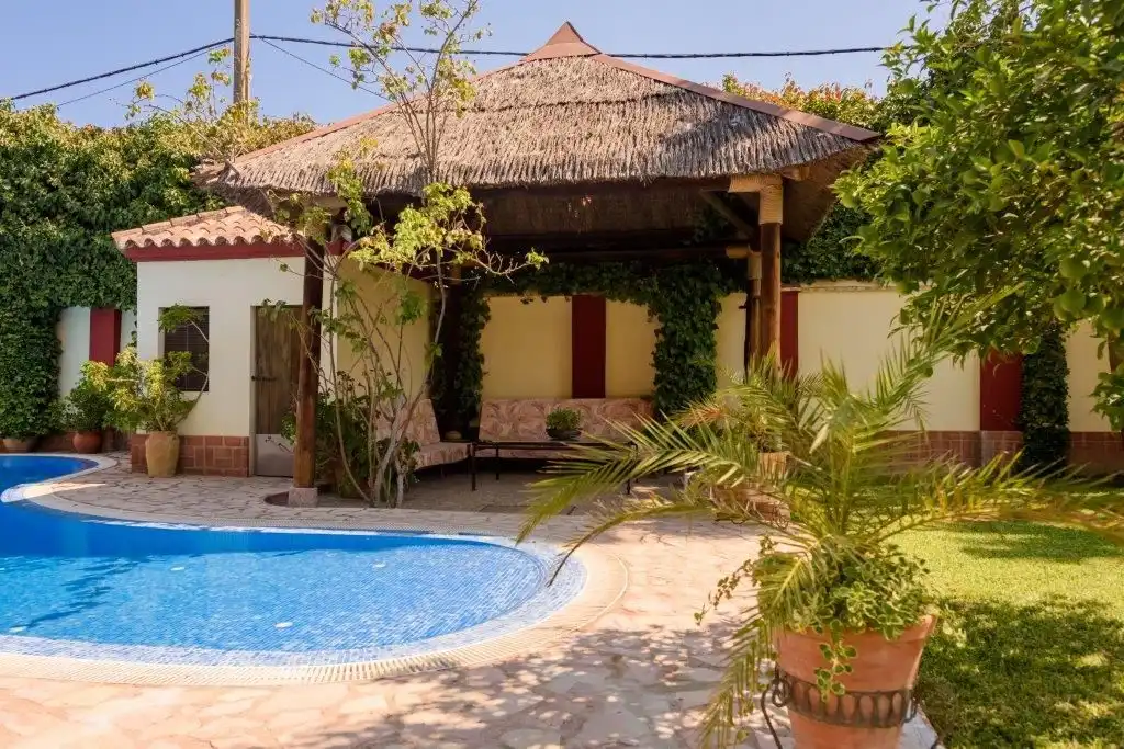 Swimming pool of Houses for sale in Sevilla  with Air Conditioner, Private garden and Terrace