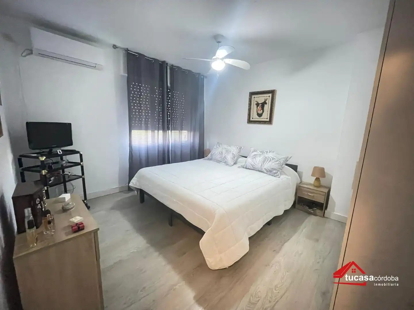 Bedroom of Flat for sale in Córdoba  with Air Conditioner, Parquet flooring and Terrace