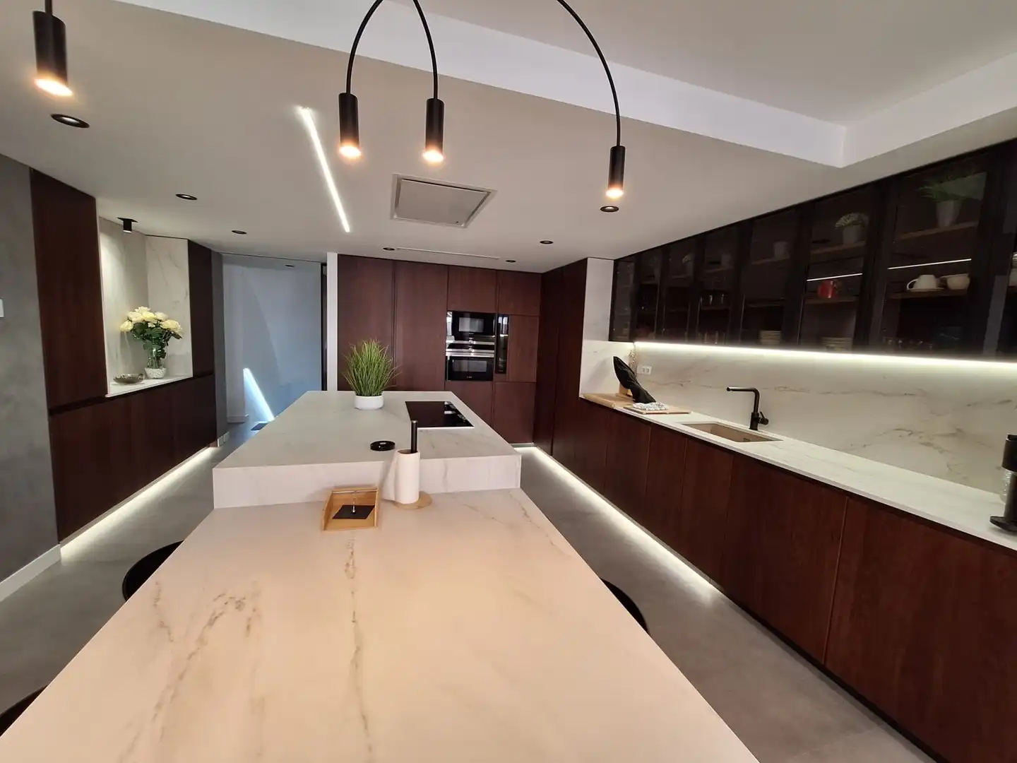 Cocina de Casa adosada en venta en Algemesí con Aire acondicionado, Calefacción y Jardín privado