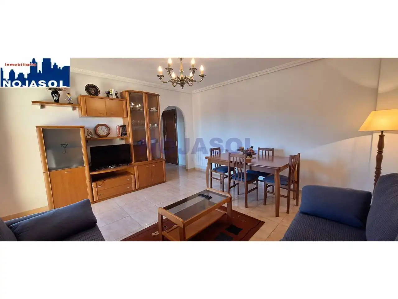 Wohnzimmer von Dachboden zur Miete in Noja mit Heizung, Terrasse und Möbliert