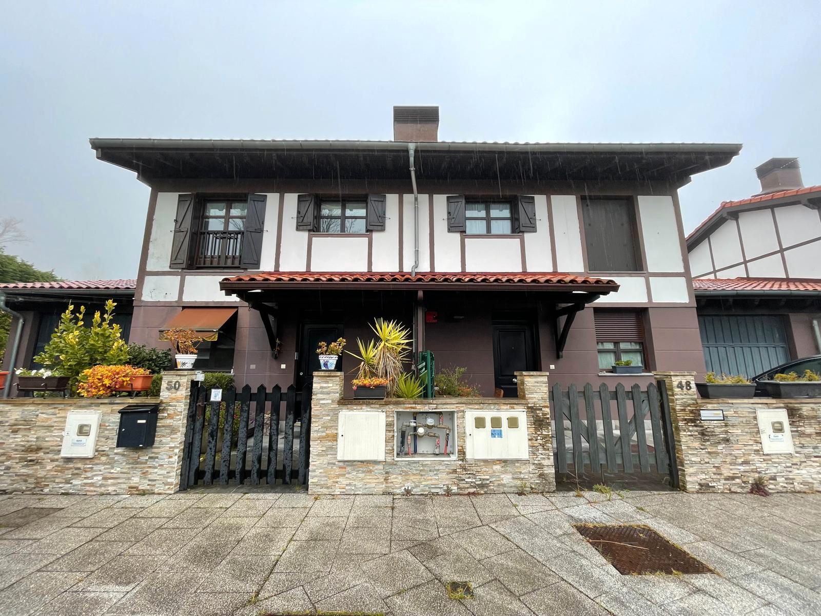 Exterior view of Single-family semi-detached for sale in Elgeta  with Private garden, Terrace and Storage room