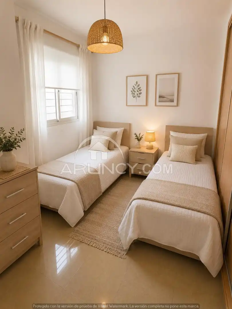 Bedroom of Flat for sale in Alcalá de Guadaira  with Air Conditioner, Heating and Terrace