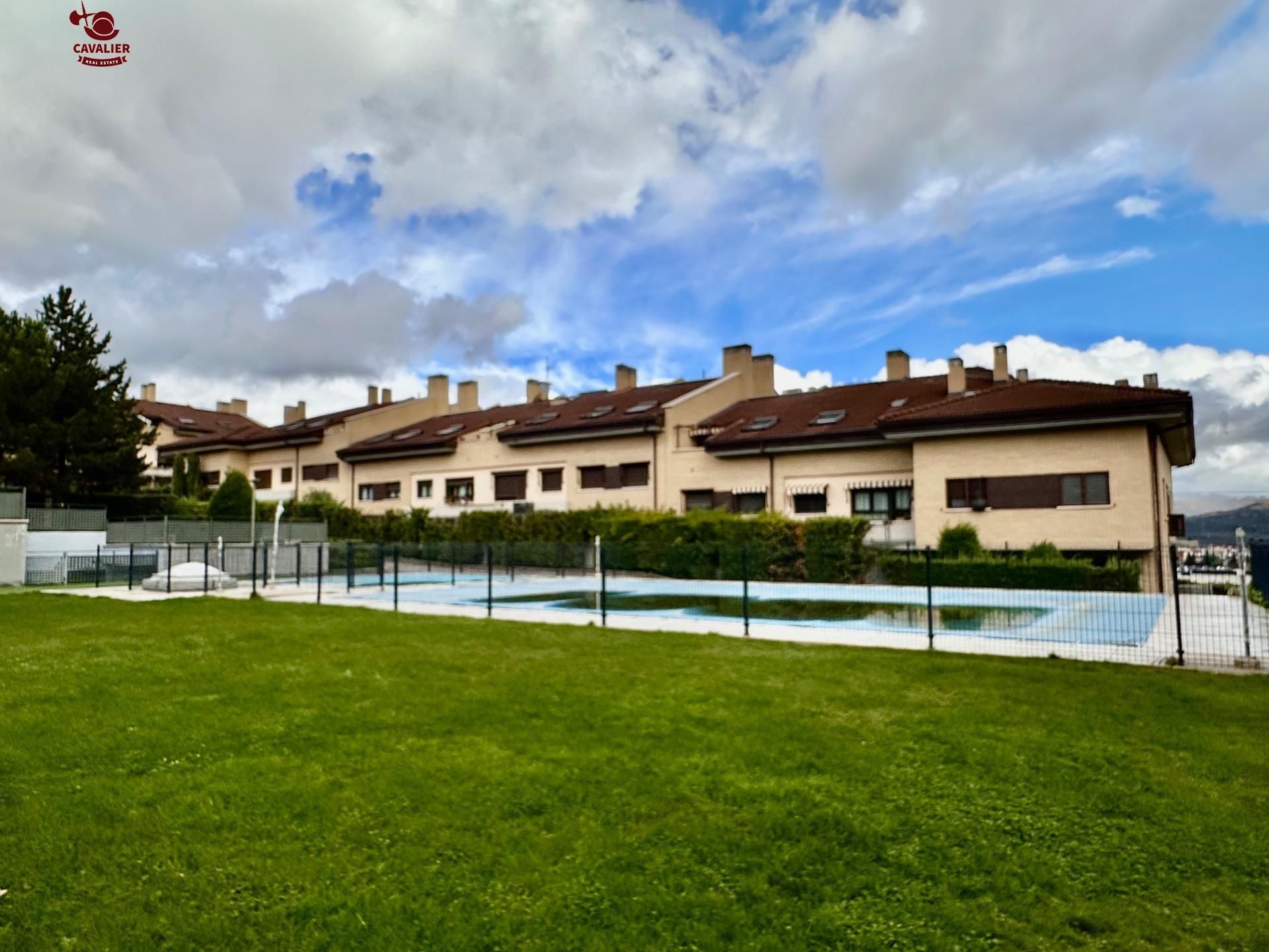 Exterior view of Flat for sale in Guadarrama  with Heating, Private garden and Parquet flooring