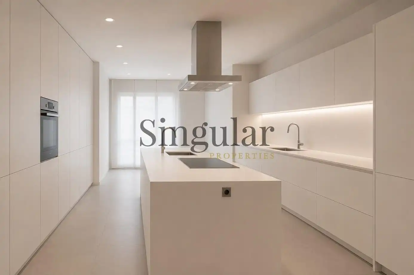 Kitchen of Flat for sale in Barcelona  with Air Conditioner, Heating and Private garden