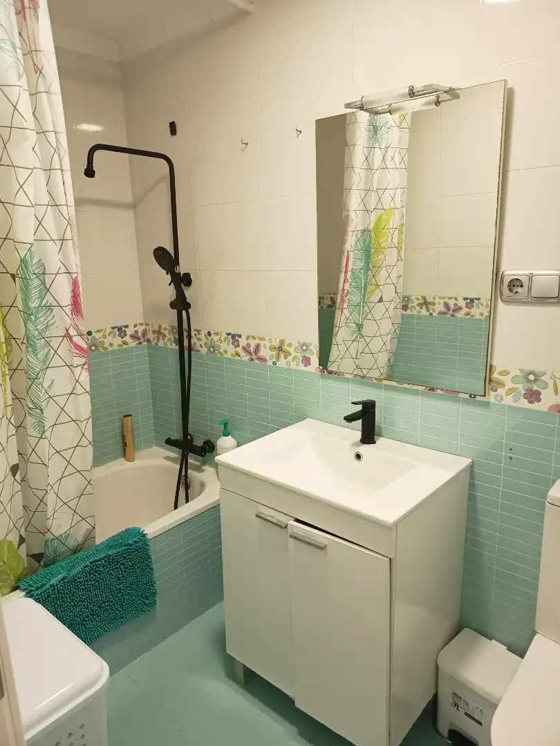 Baño de Piso de alquiler en Málaga con Amueblado