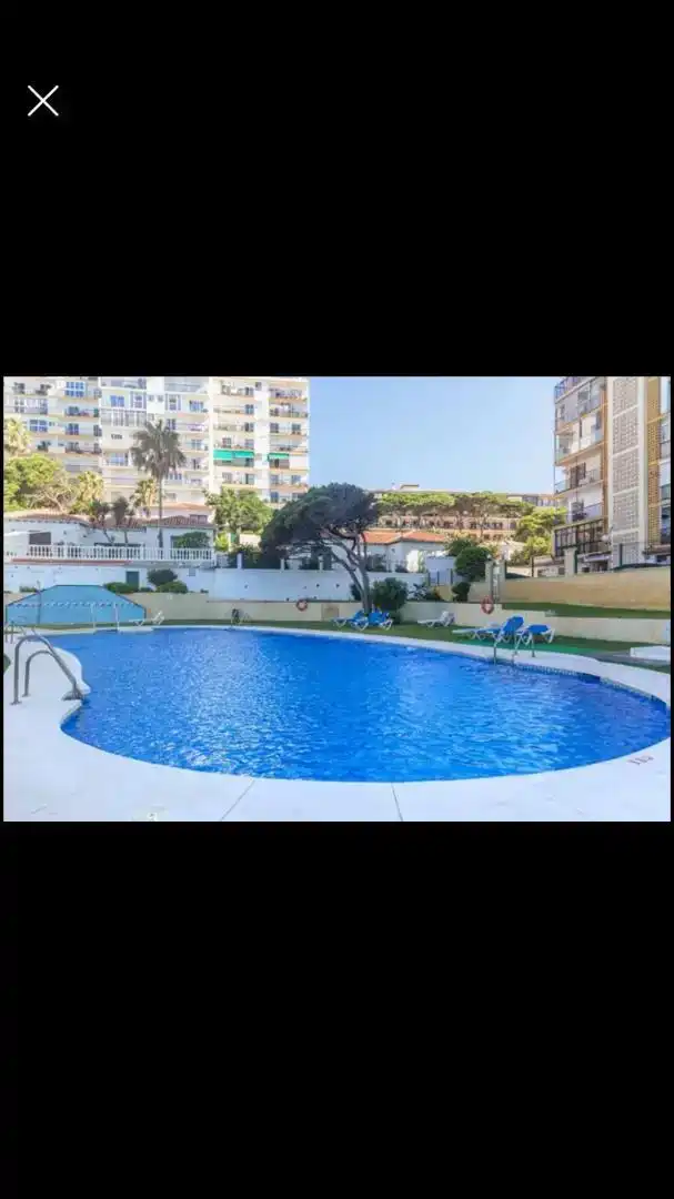 Schwimmbecken von Wohnungen zur Miete in Mijas mit Klimaanlage, Schwimmbad und Balkon