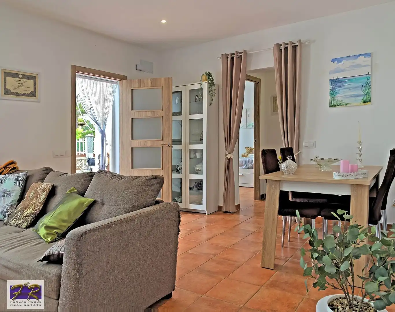 Sala d'estar de Casa o xalet en venda en Alcúdia amb Aire condicionat, Terrassa i Traster