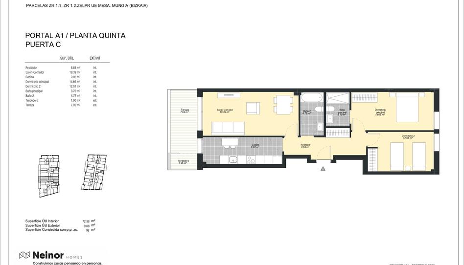 Photo 1 from new construction home in Flat for sale in   Calle Lauaxeta Olerkari, Mungia, Bizkaia