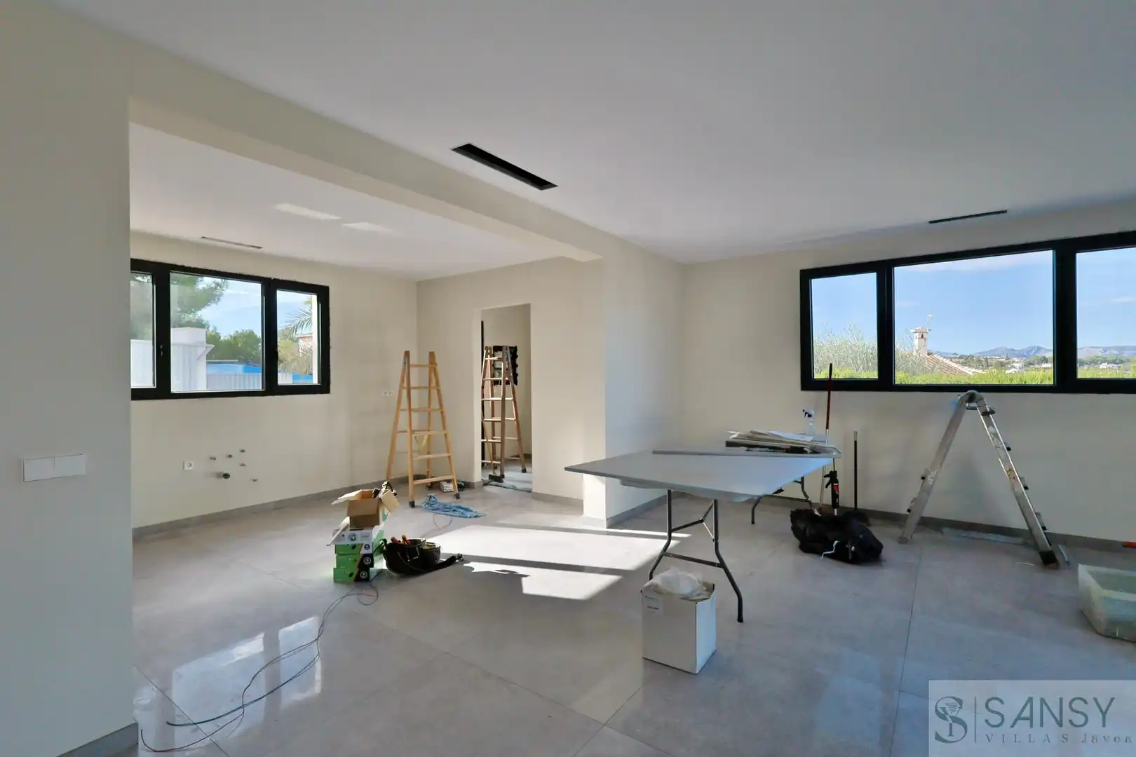 Living room of Houses for sale in Jávea / Xàbia  with Air Conditioner, Heating and Terrace