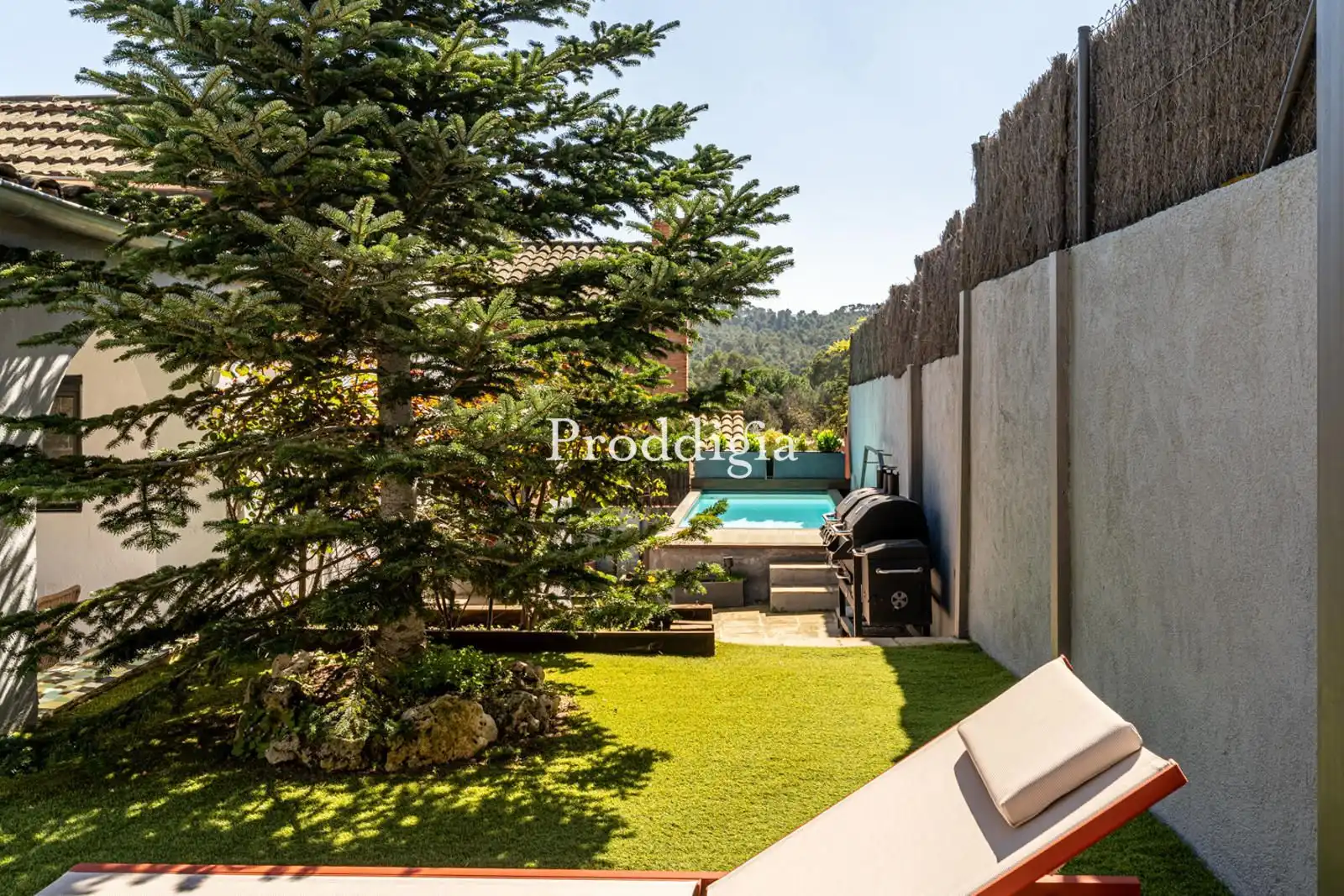 Garten von Haus oder Chalet zur Miete in Sant Cugat del Vallès mit Heizung, Terrasse und Schwimmbad
