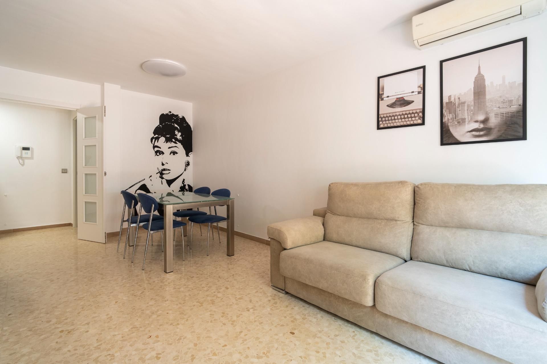 Sala d'estar de Pis de lloguer en Picanya amb Aire condicionat, Parquet i Terrassa