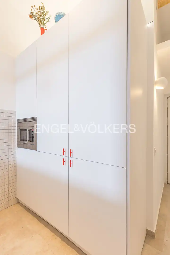 Küche von Wohnung zur Miete in Madrid mit Klimaanlage, Heizung und Möbliert