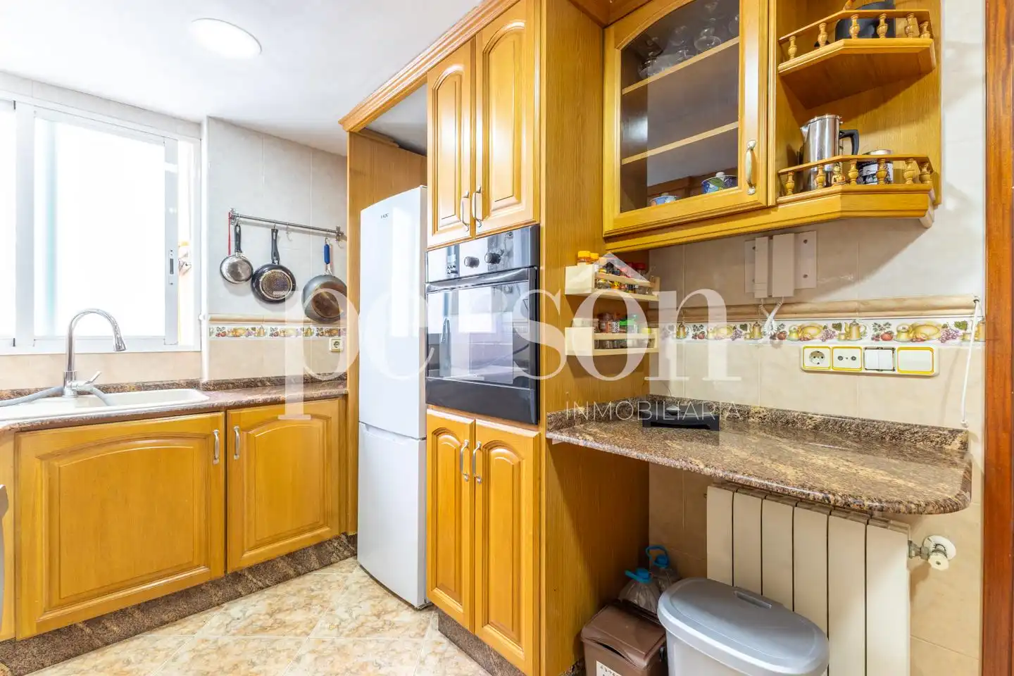 Cocina de Piso de alquiler en Valencia con Aire acondicionado y Amueblado
