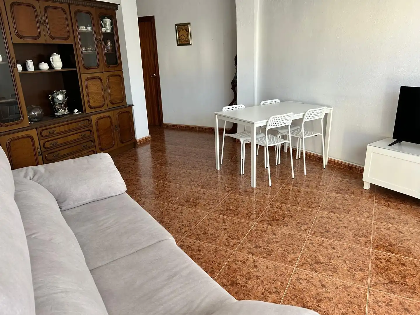 Living room of Flat for share in Málaga  with Terrace and Balcony