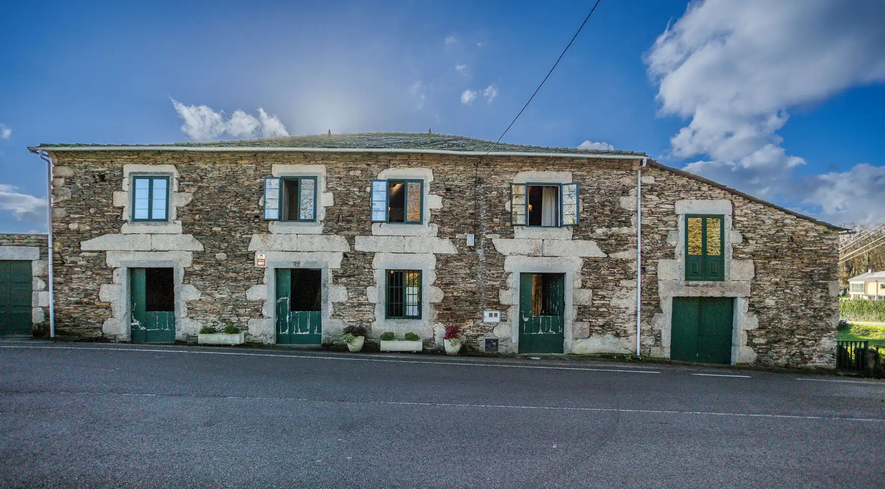 Vista exterior de Casa o chalet en venta en Lugo con Jardín privado, Terraza y Amueblado