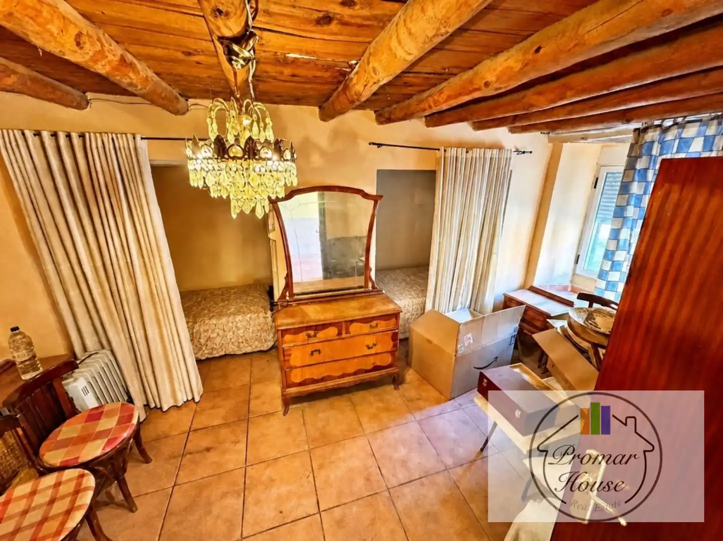 Bedroom of Houses for sale in Riocabado  with Heating, Terrace and Storage room
