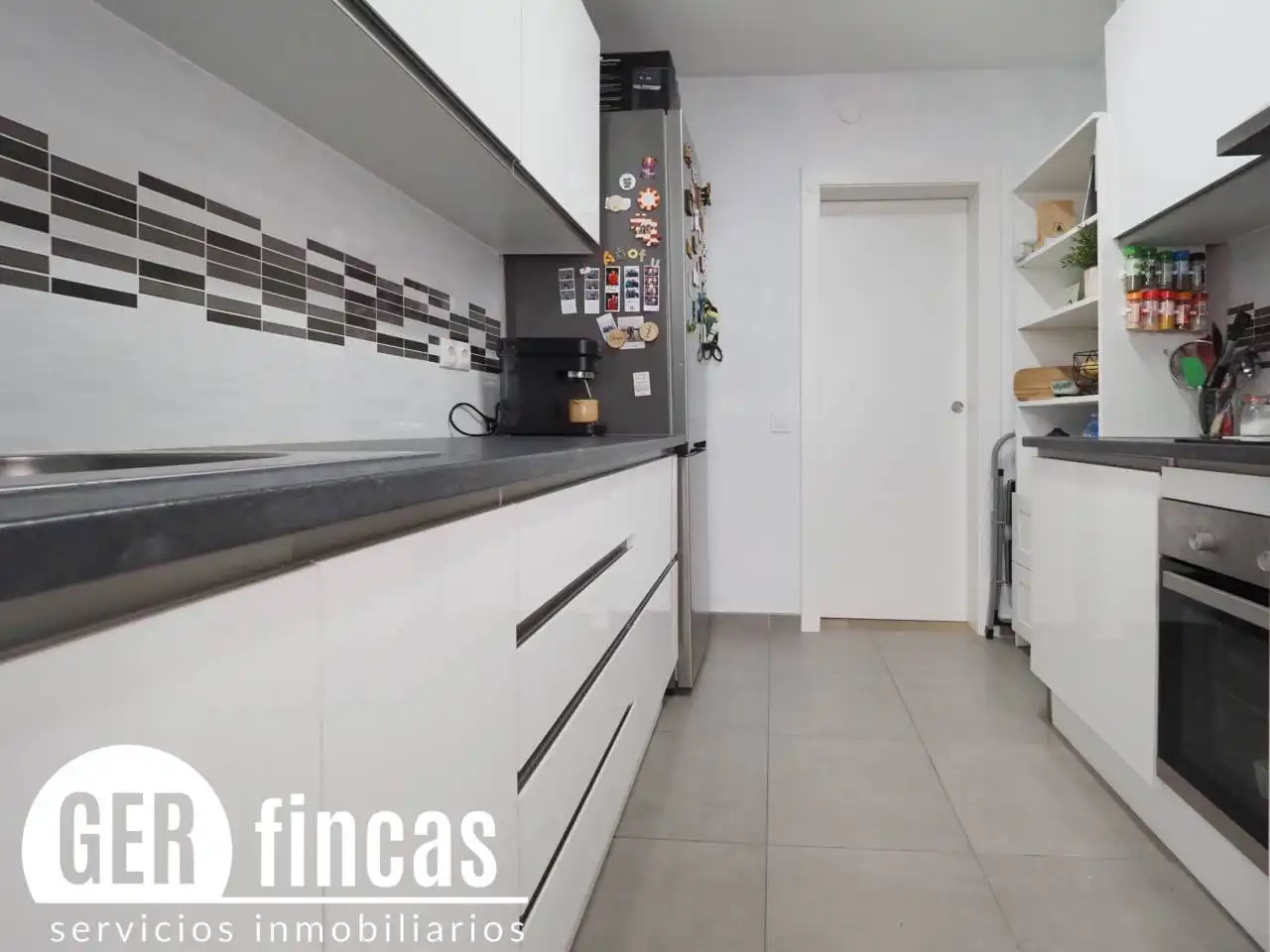 Kitchen of Flat for sale in Terrassa  with Alarm