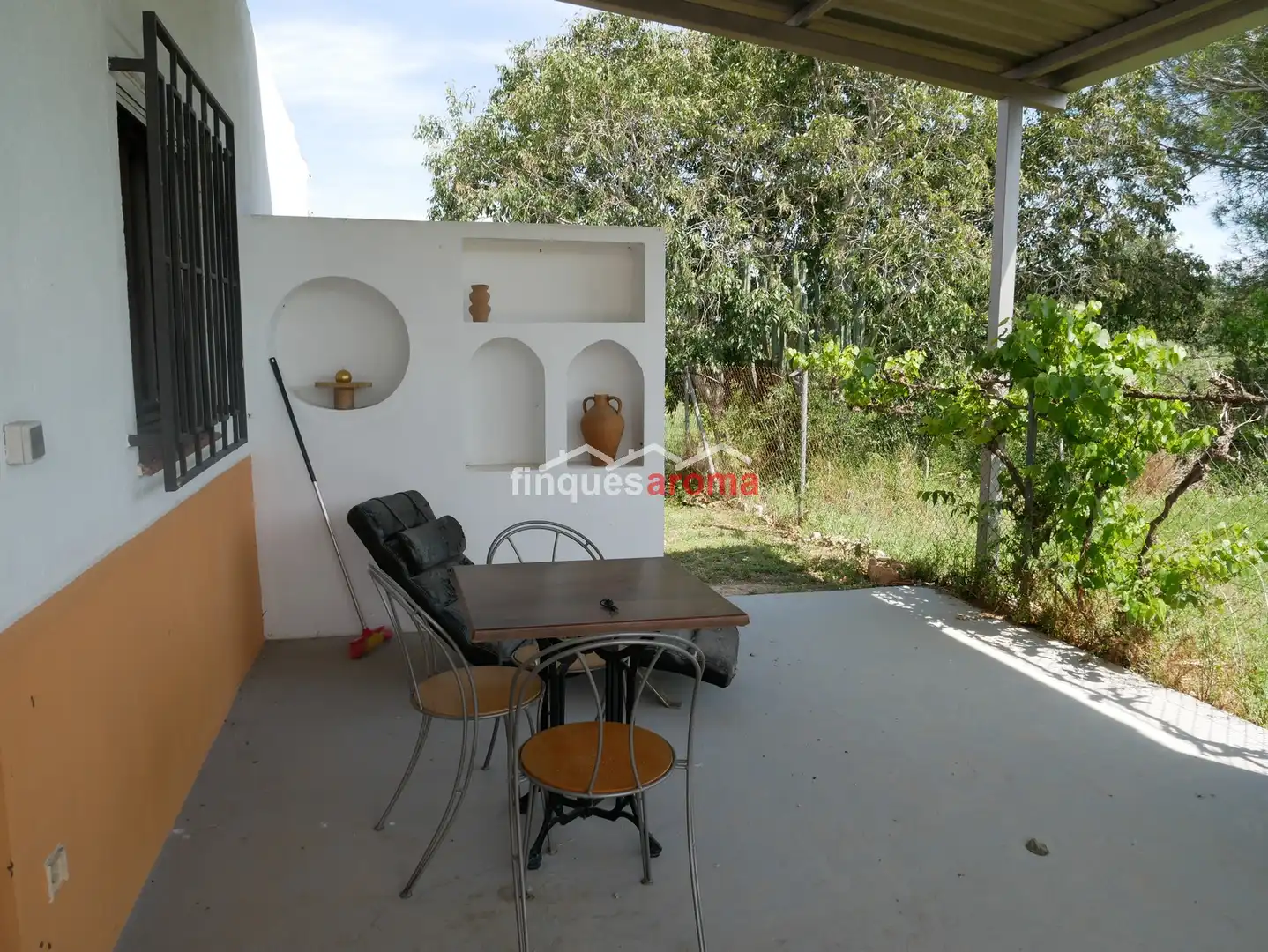 Terrassa de Casa o xalet en venda en Alió amb Aire condicionat, Calefacció i Jardí privat