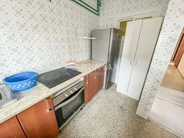 Kitchen of Flat for sale in A Guarda    with Heating, Parquet flooring and Storage room