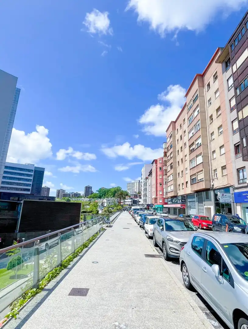 Exterior view of Flat for rent in Santander  with Heating, Parquet flooring and Terrace