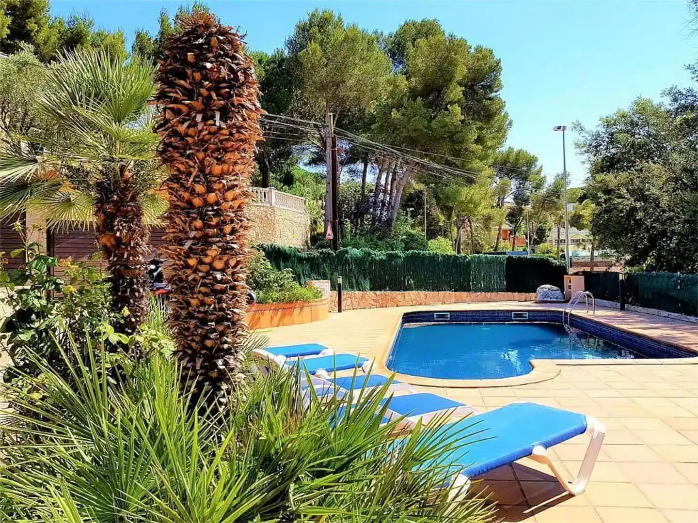 Piscina de Casa o xalet de lloguer en Lloret de Mar amb Aire condicionat, Piscina i Moblat