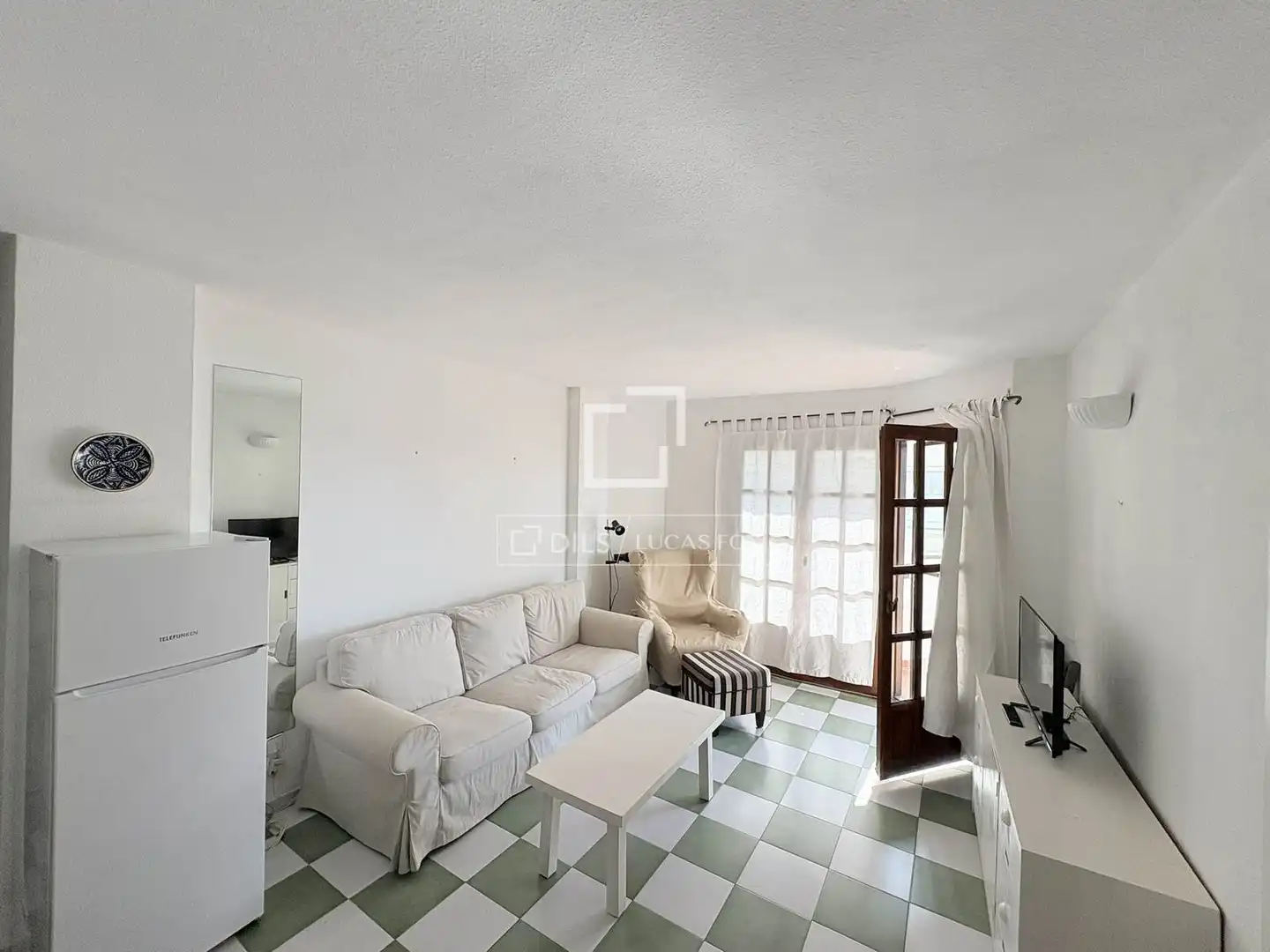 Sala de estar de Piso de alquiler en Eivissa con Amueblado y Balcón