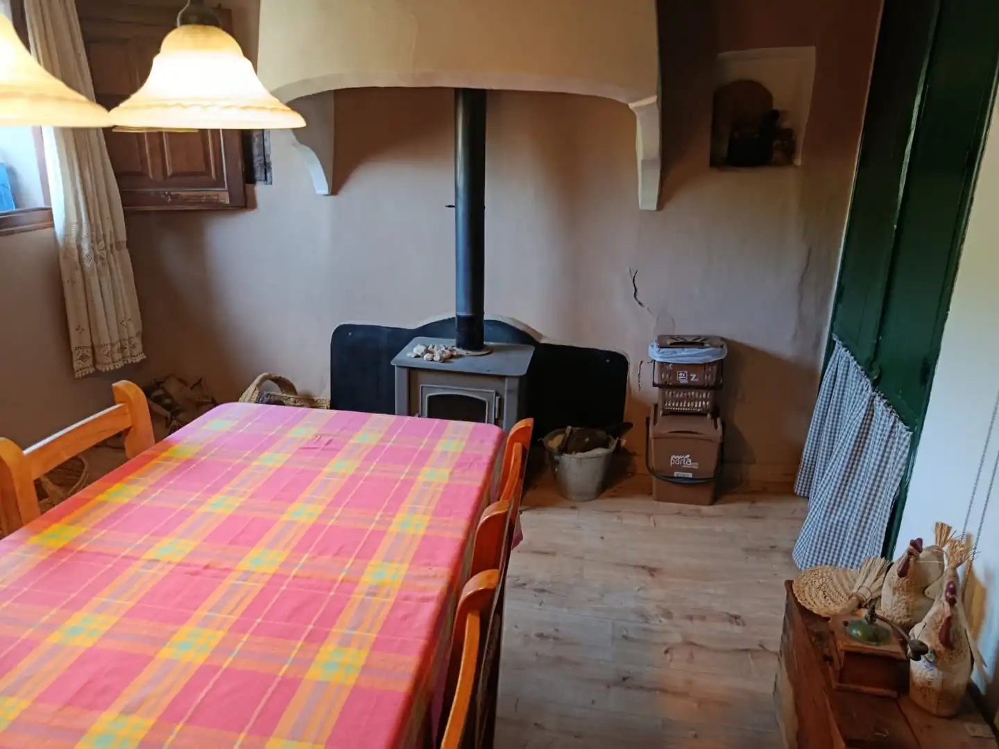 Dining room of Houses for sale in Fuentespalda  with Terrace and Furnished