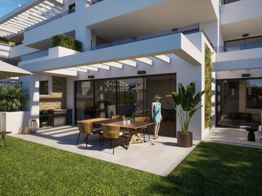 Erdgeschosswohnung mit Pool zum Verkauf in Playa Bahía Dorada