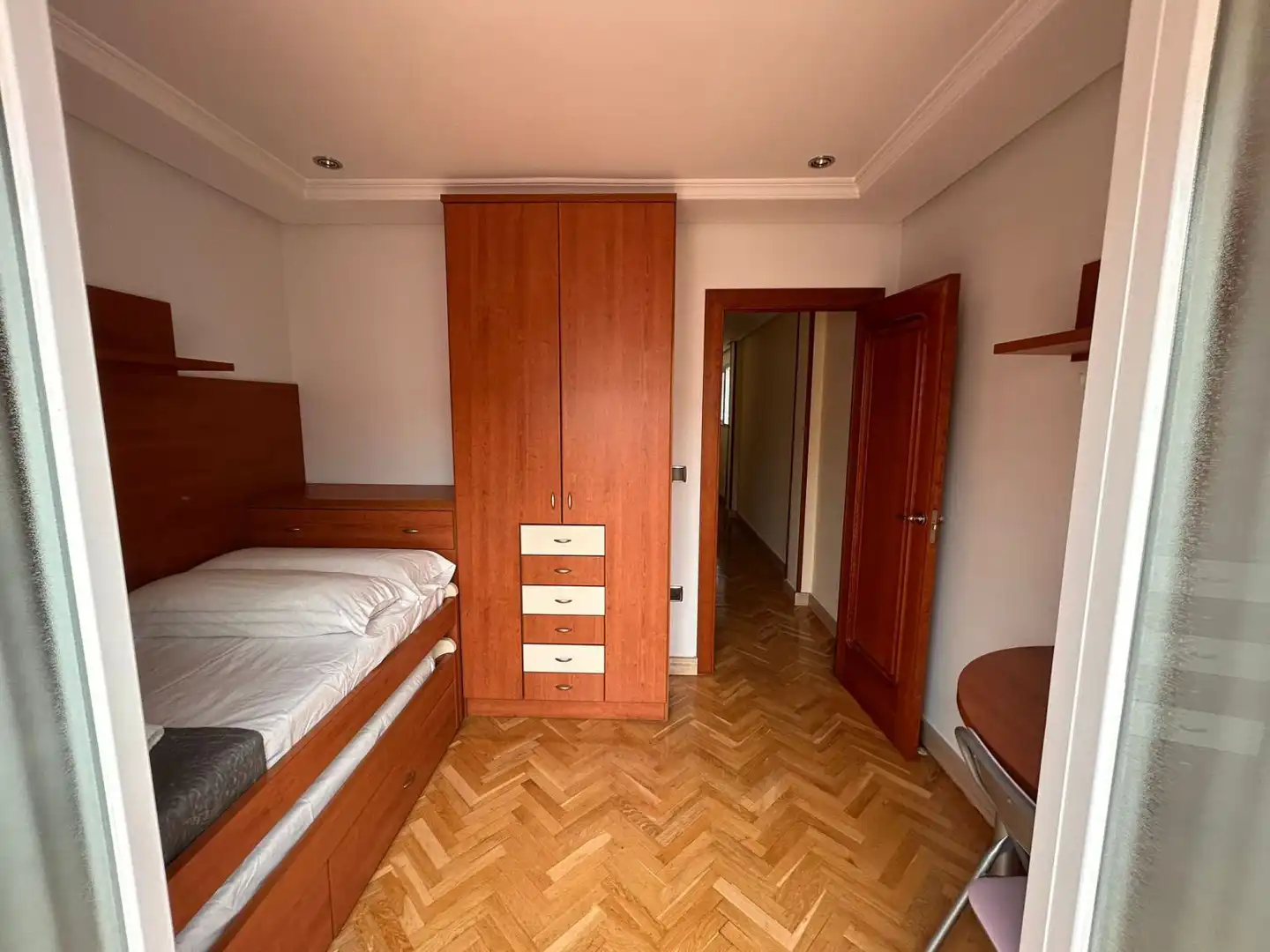 Schlafzimmer von Wohnung zum Verkauf in Albacete mit Klimaanlage, Heizung und Parkett
