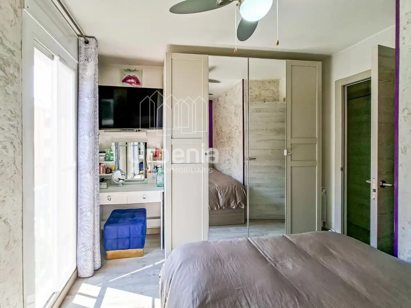 Schlafzimmer von Wohnung zum Verkauf in Mataró mit Klimaanlage, Heizung und Terrasse