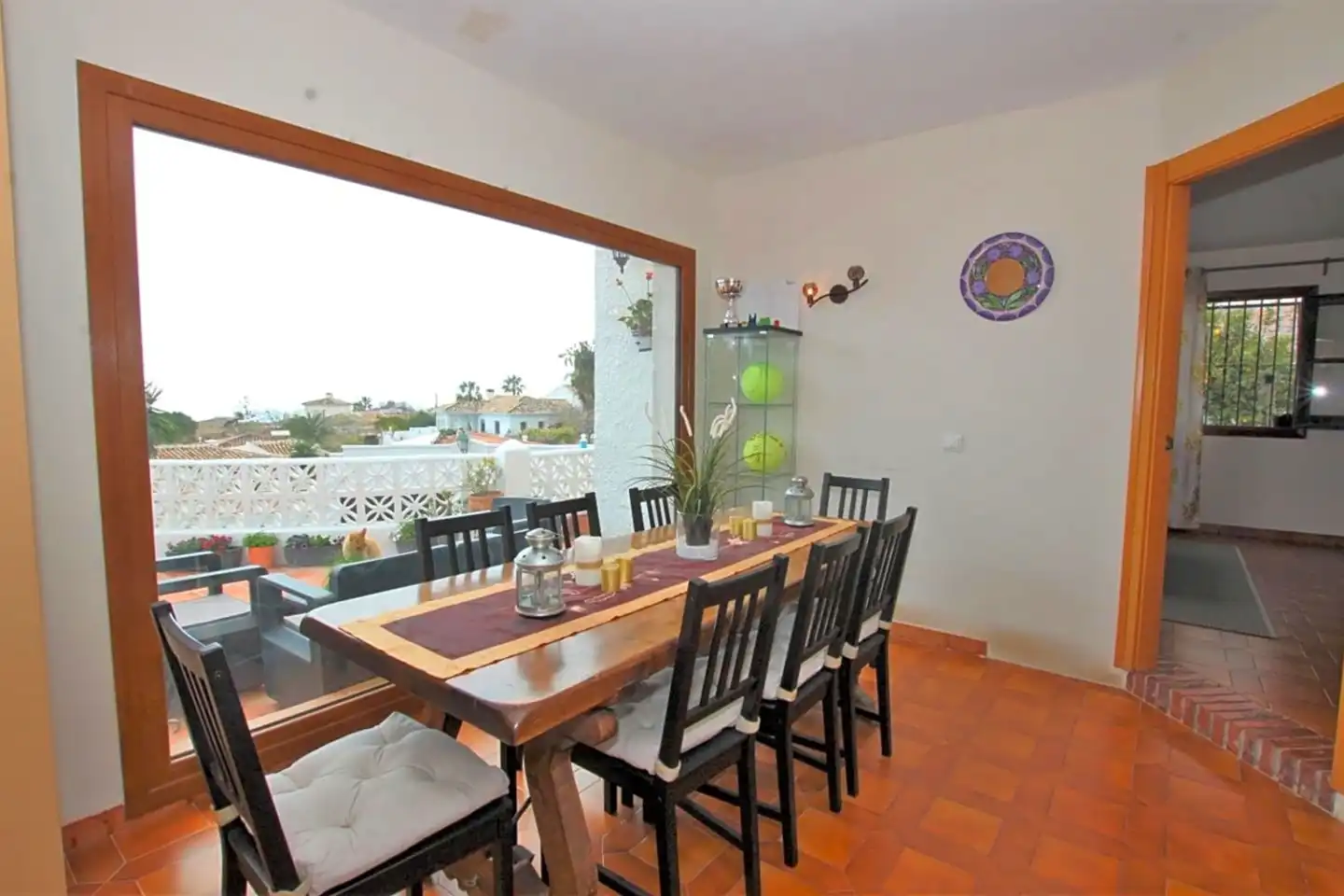 Comedor de Casa o chalet en venta en Benalmádena con Aire acondicionado, Jardín privado y Terraza