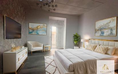 Bedroom of Single-family semi-detached for sale in Cocentaina  with Air Conditioner and Terrace