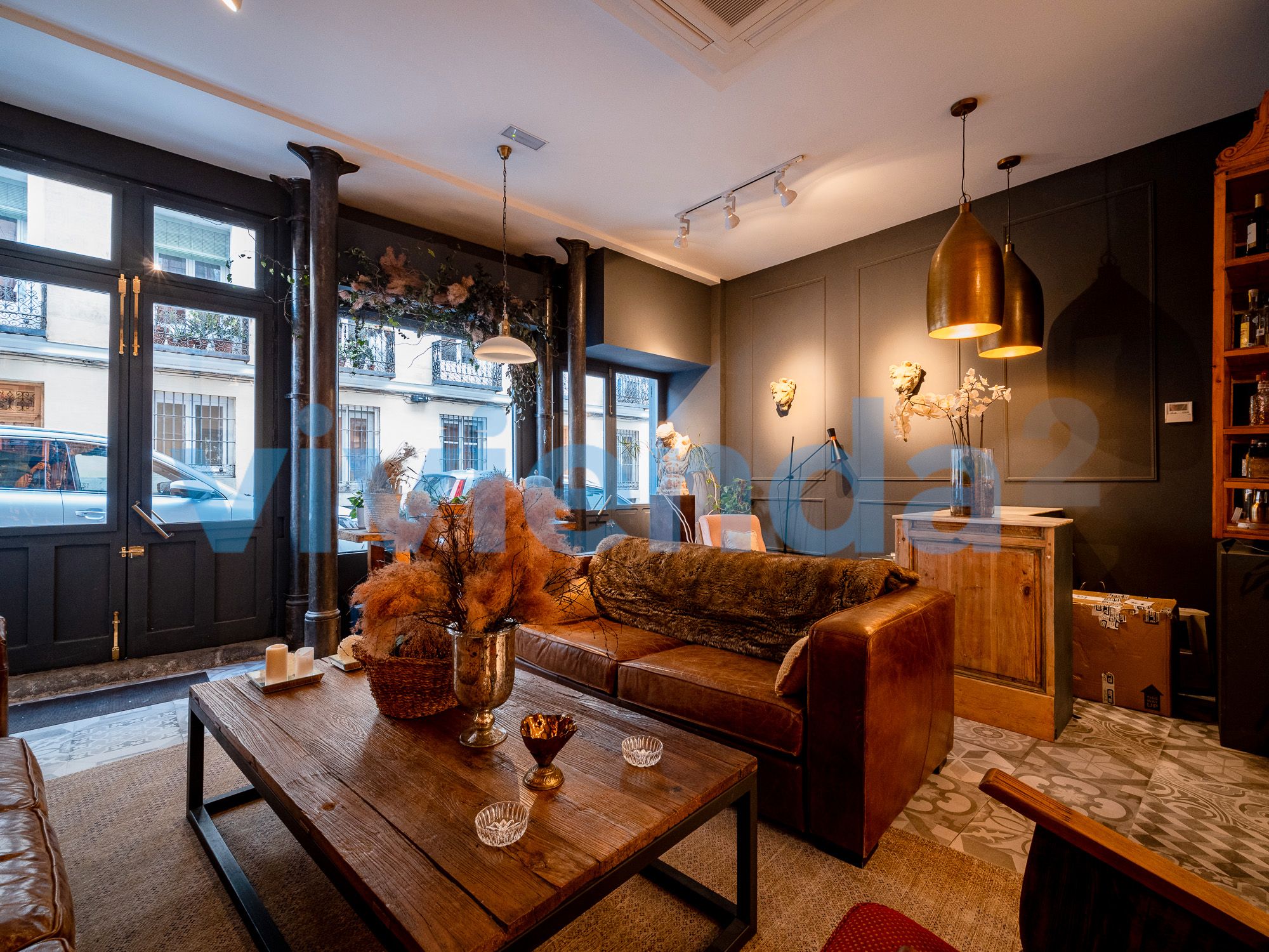 Living room of Premises for sale in  Madrid Capital  with Air Conditioner, Heating and Furnished