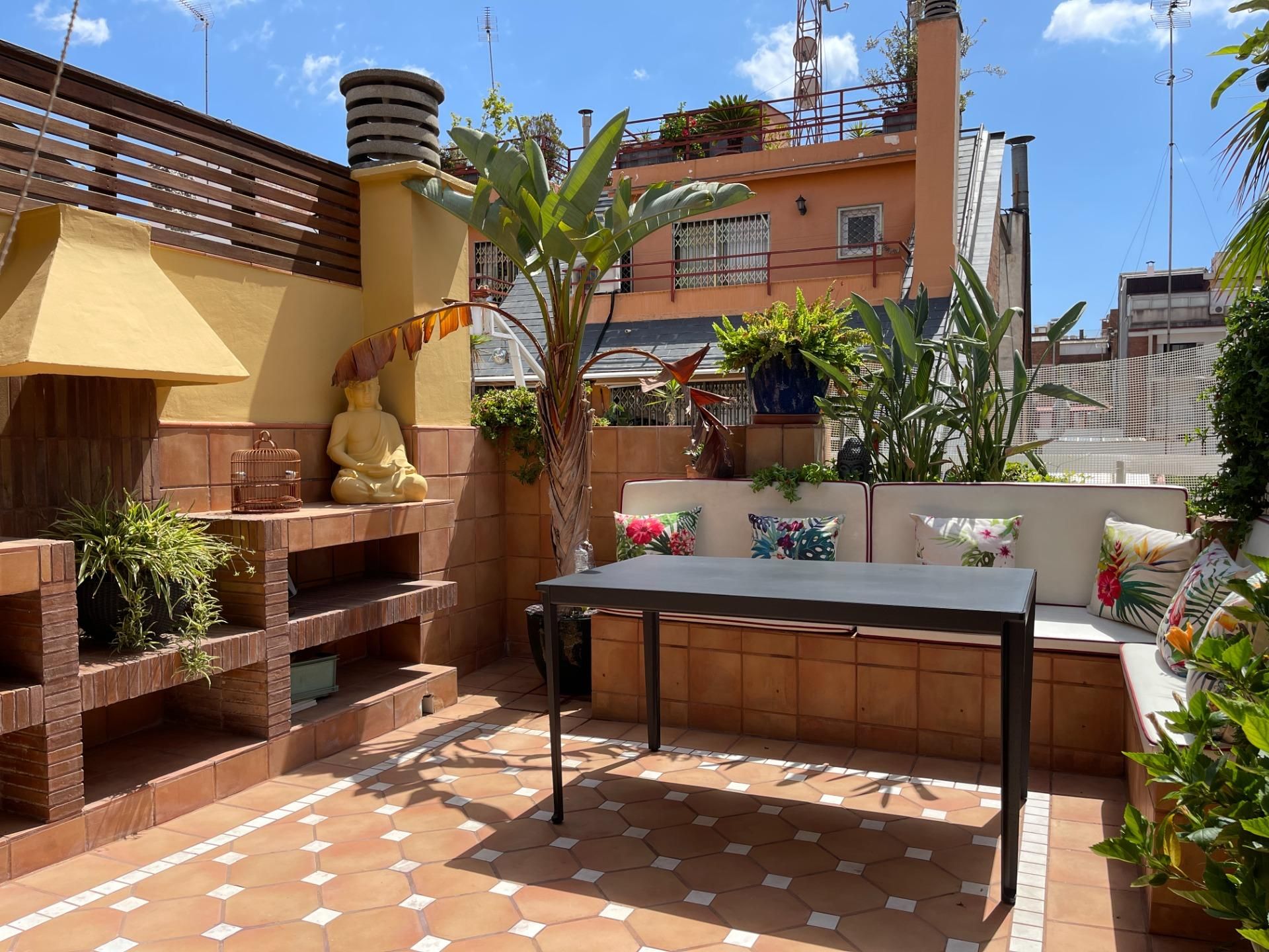 Terrace of Attic to rent in  Barcelona Capital  with Air Conditioner, Heating and Terrace