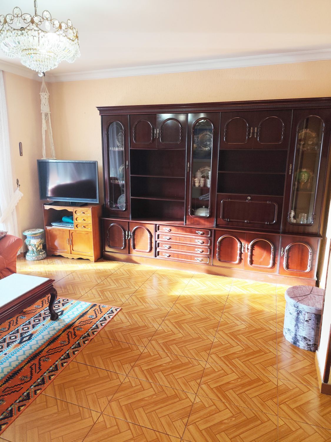 Sala de estar de Piso en venta en Palencia Capital con Calefacción, Terraza y Trastero