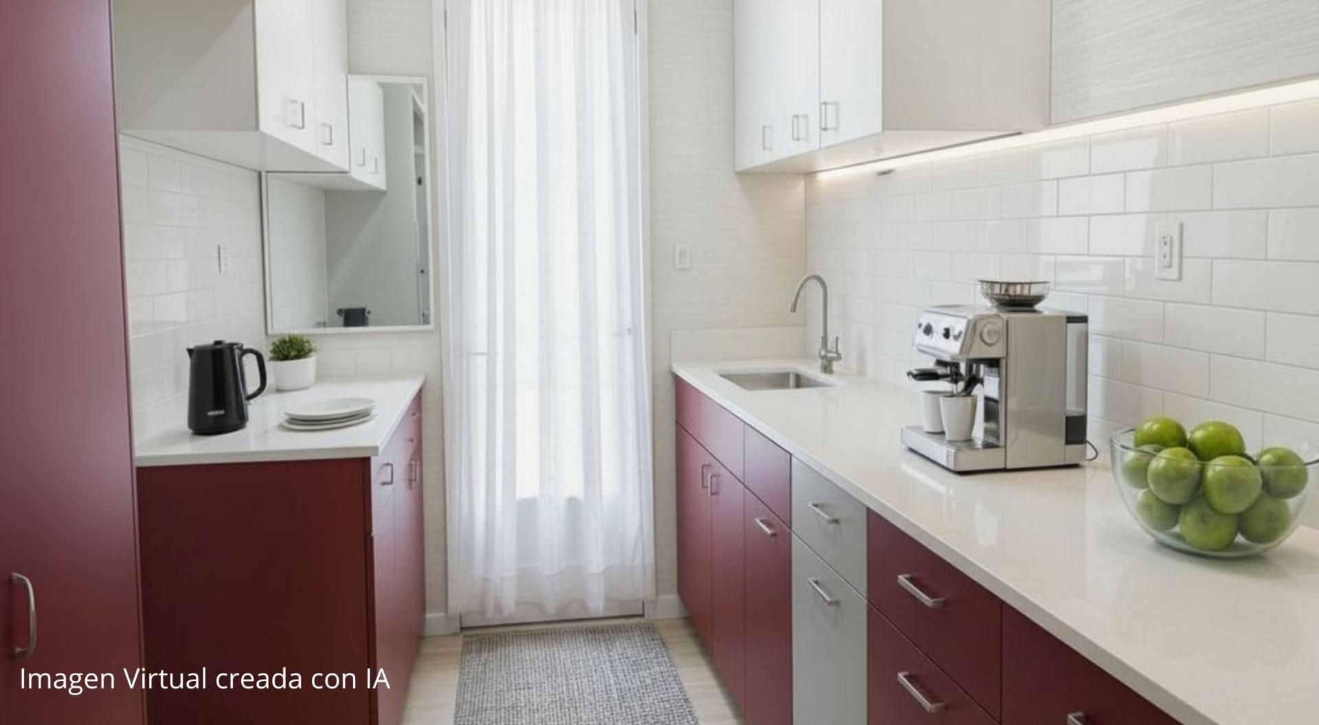 Kitchen of Flat for sale in  Barcelona Capital  with Heating and Balcony