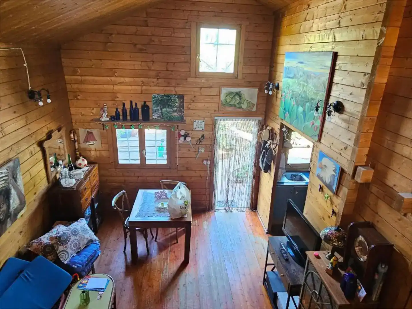 Sala d'estar de Pis en venda en Oliva amb Jardí privat, Parquet i Traster