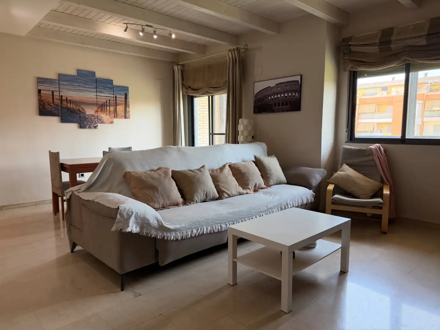 Living room of Duplexes for sale in Benetússer  with Air Conditioner and Furnished