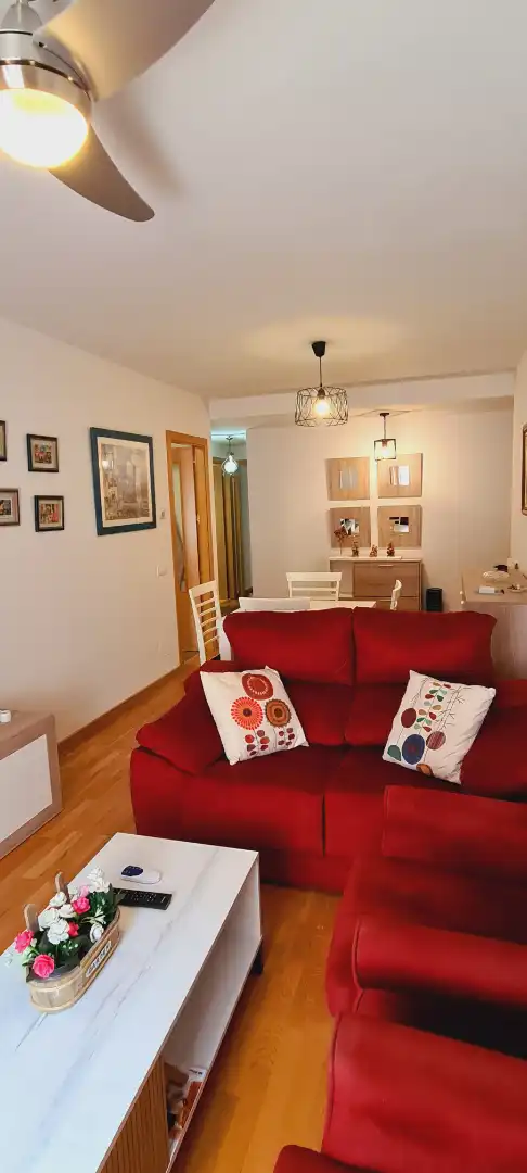 Living room of Flat for sale in El Tiemblo   with Heating, Parquet flooring and Storage room