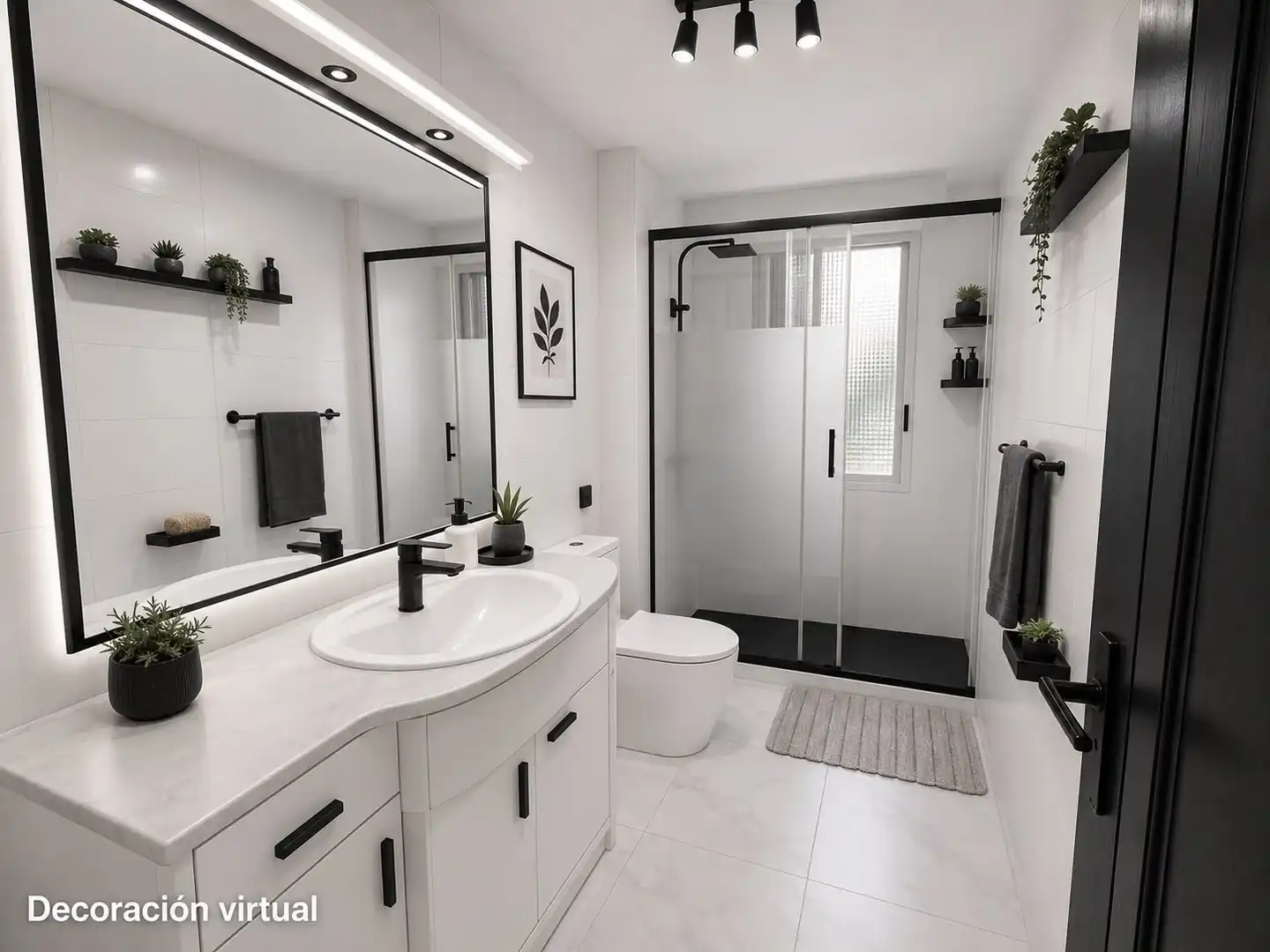 Bathroom of Flat for sale in Coslada  with Air Conditioner, Heating and Terrace