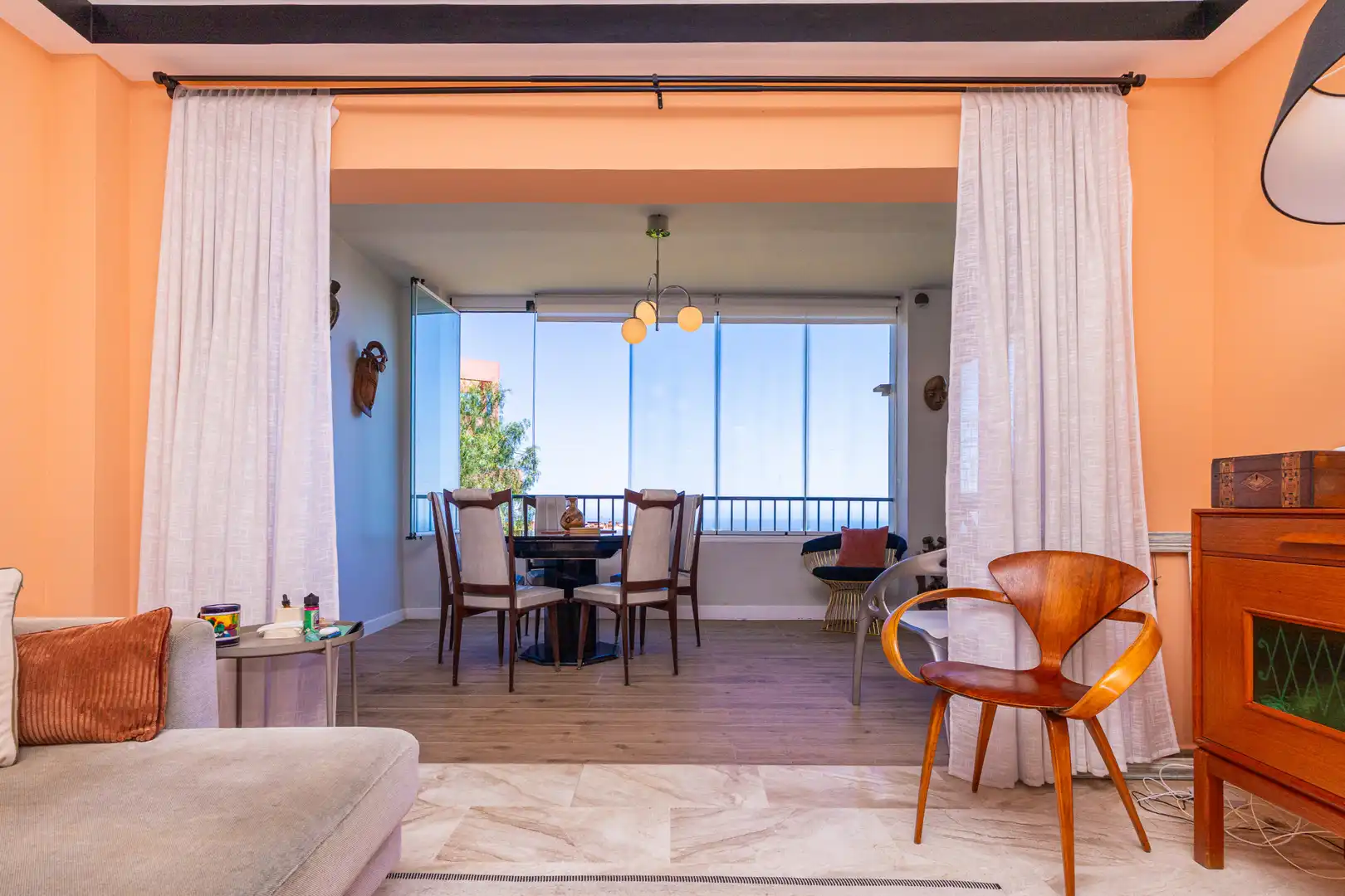 Comedor de Apartamento en venta en Mijas con Aire acondicionado, Terraza y Piscina