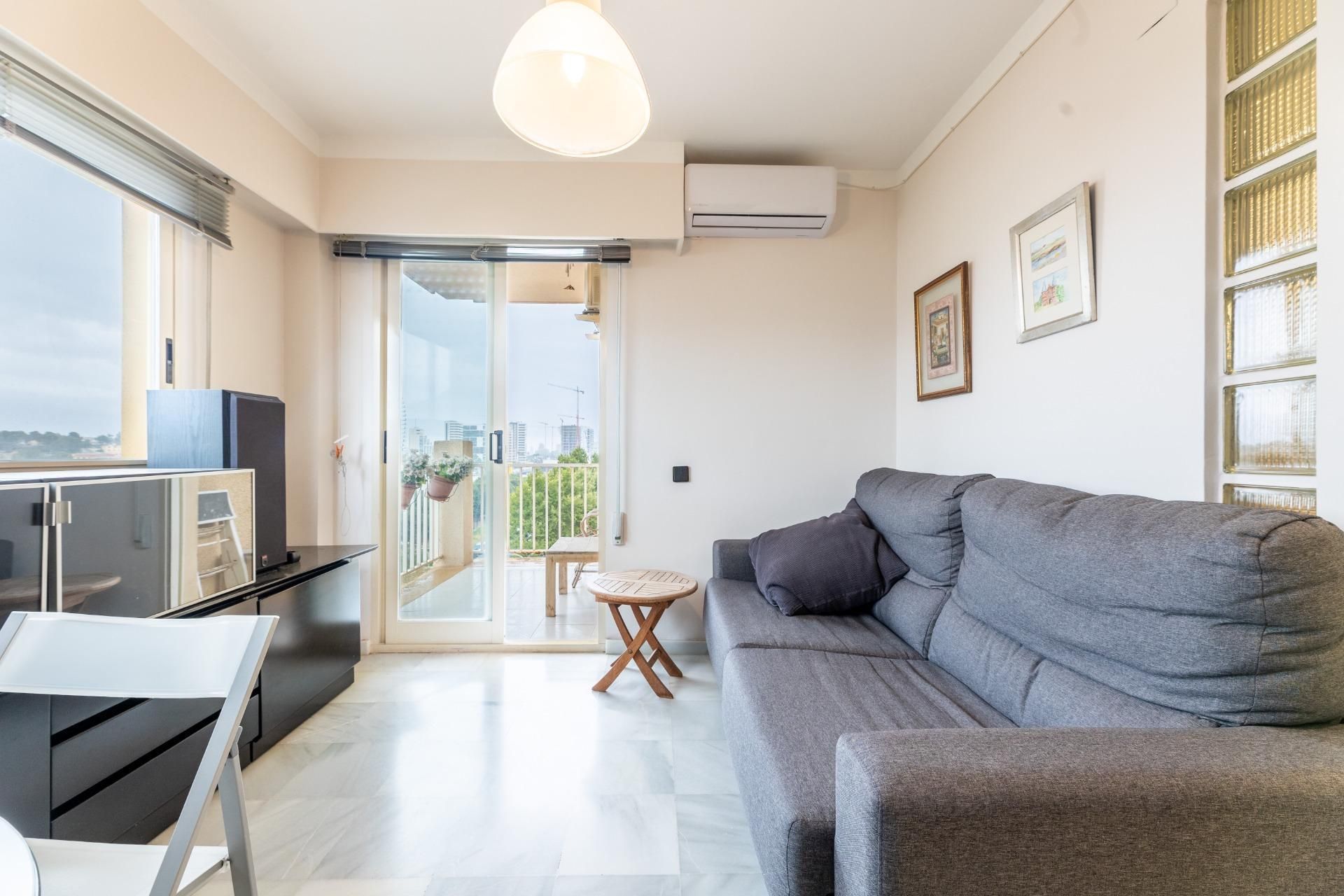 Living room of Study for sale in Calpe / Calp  with Air Conditioner, Private garden and Terrace