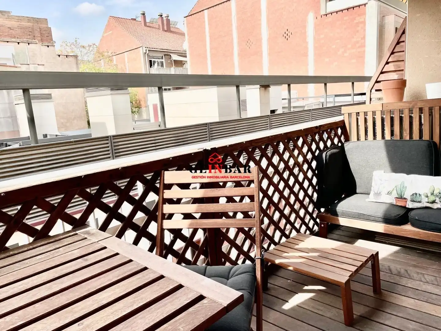Terrasse von Wohnung zum Verkauf in Barcelona mit Klimaanlage, Heizung und Parkett