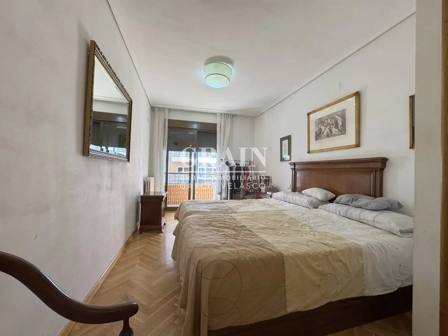 Bedroom of Flat for sale in Albacete  with Air Conditioner, Heating and Parquet flooring