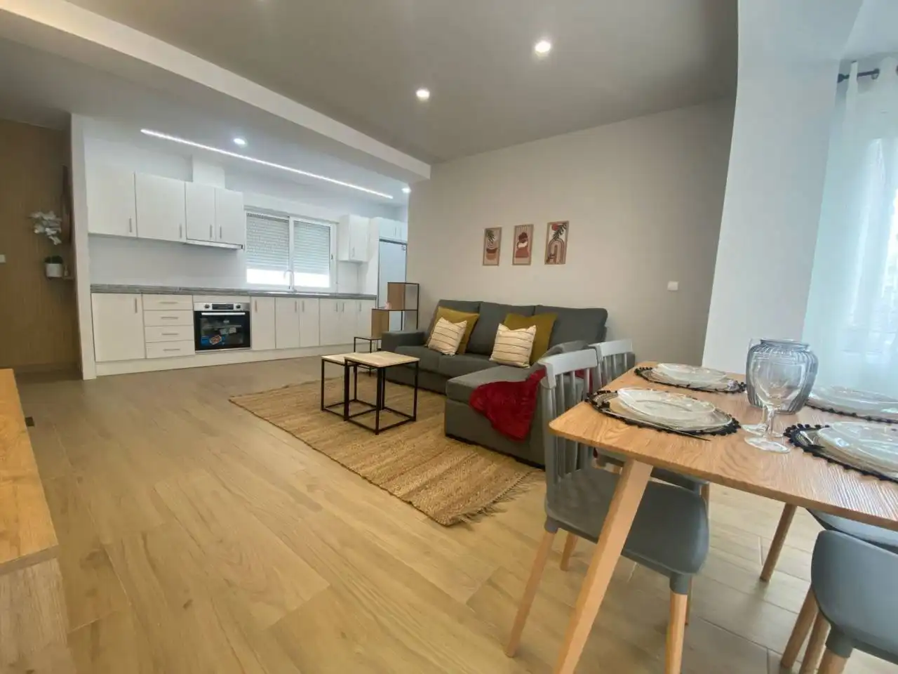 Living room of Flat for rent in Elda  with Furnished
