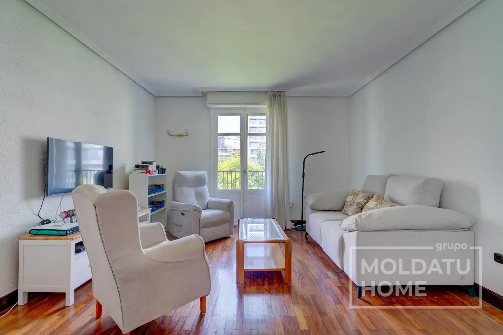 Wohnzimmer von Wohnung zum Verkauf in Donostia - San Sebastián  mit Heizung, Terrasse und Abstellraum