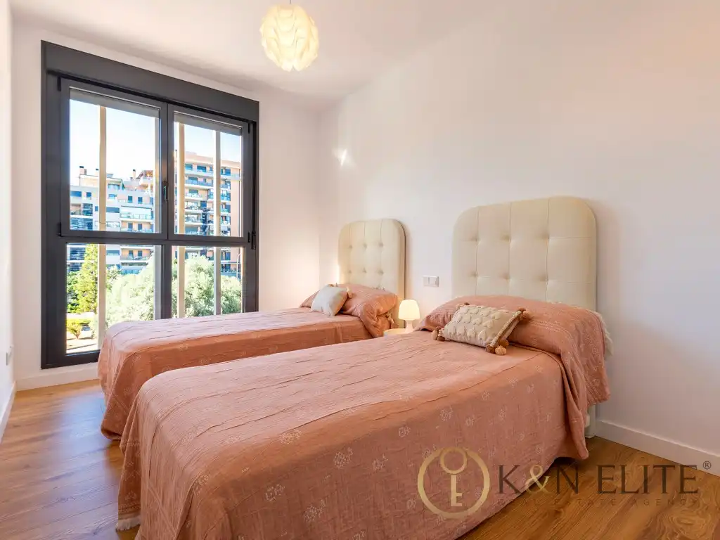 Bedroom of Flat for rent in Alicante / Alacant  with Air Conditioner, Heating and Private garden